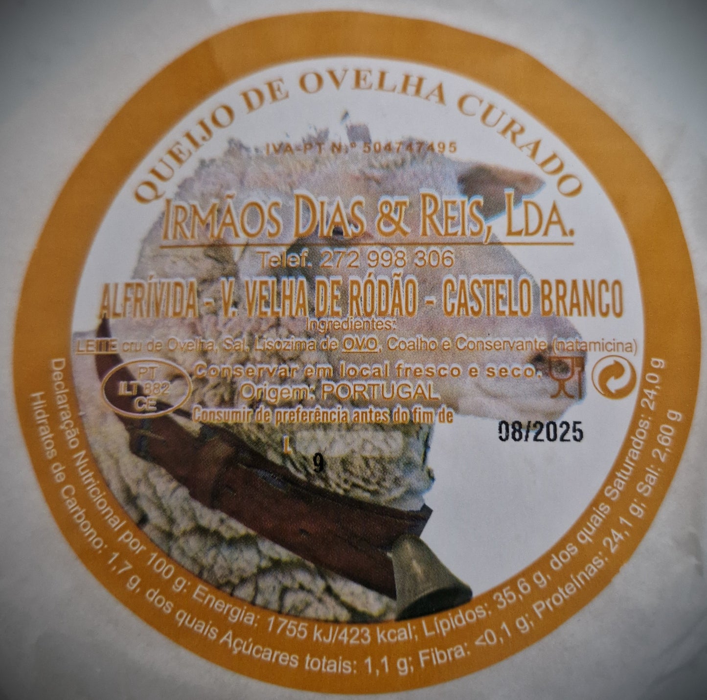 Queijo de Ovelha Curado - Castelo Branco - Beira Baixa