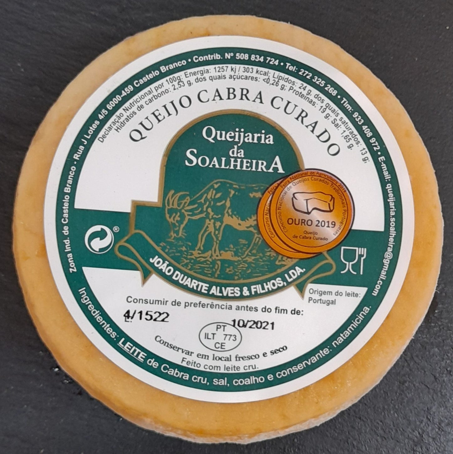 Queijo Curado de Cabra da Soalheira