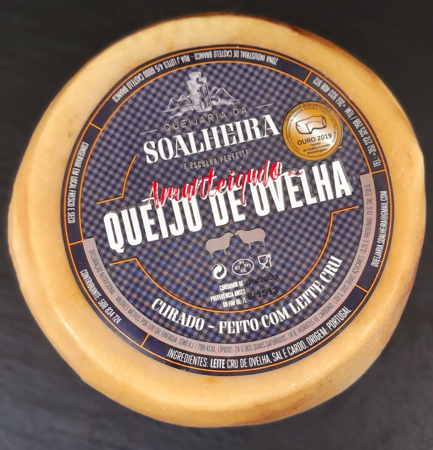 Queijo de Ovelha Curado Amanteigado da Soalheira