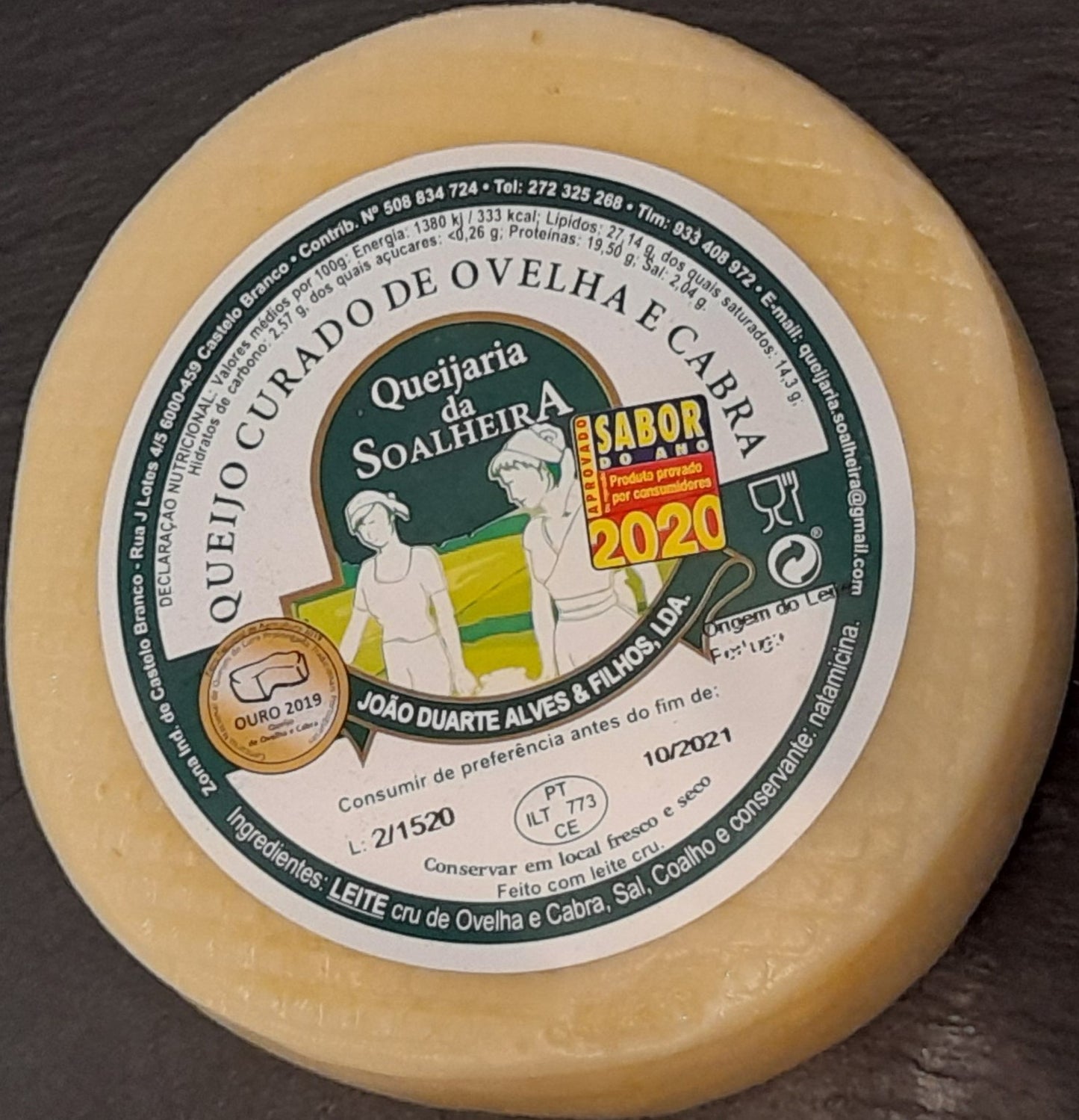 Queijo Curado de Ovelha e Cabra da Soalheira