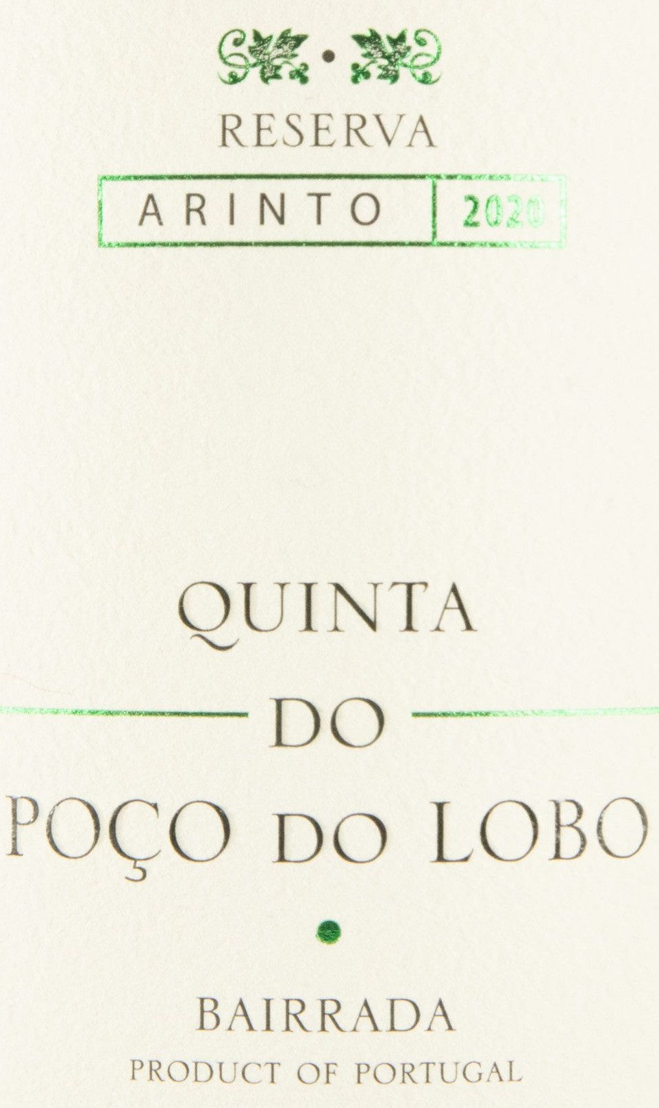 Vinho Branco - Quinta do Poço do Lobo Reserva